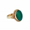 VADI JEWELS Bague Sphinx Onyx Vert