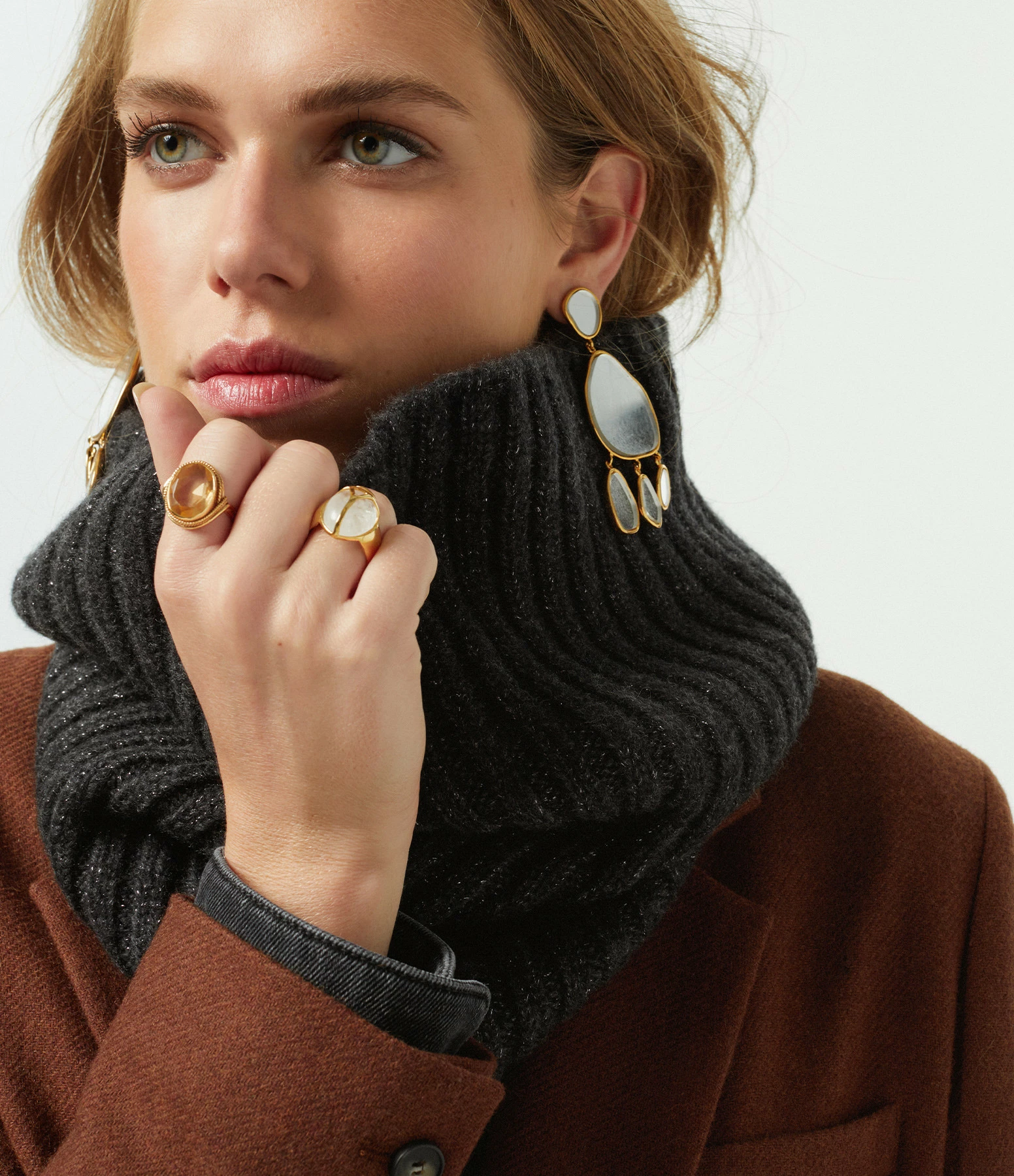 VADI JEWELS Bague Sphinx Big Citrine – Image 2