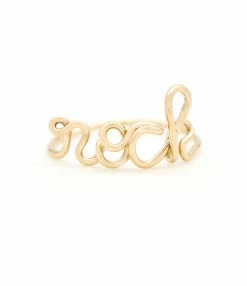 ATELIER PAULIN Bague Originale Rock Gold Filled Jaune