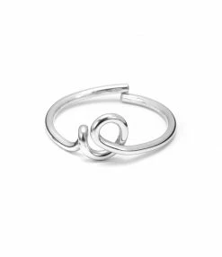 ATELIER PAULIN Bague Originale Initiale Argentium