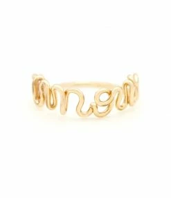 ATELIER PAULIN Bague Originale Amour Gold Filled Jaune