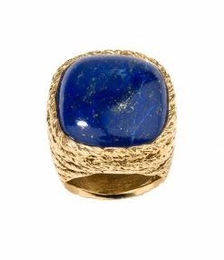 AURELIE BIDERMANN Chevalière Miki Lapis Lazuli