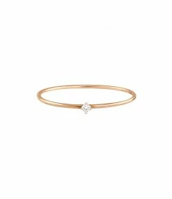 VANRYCKE Bague Stardust Diamant Or Rose