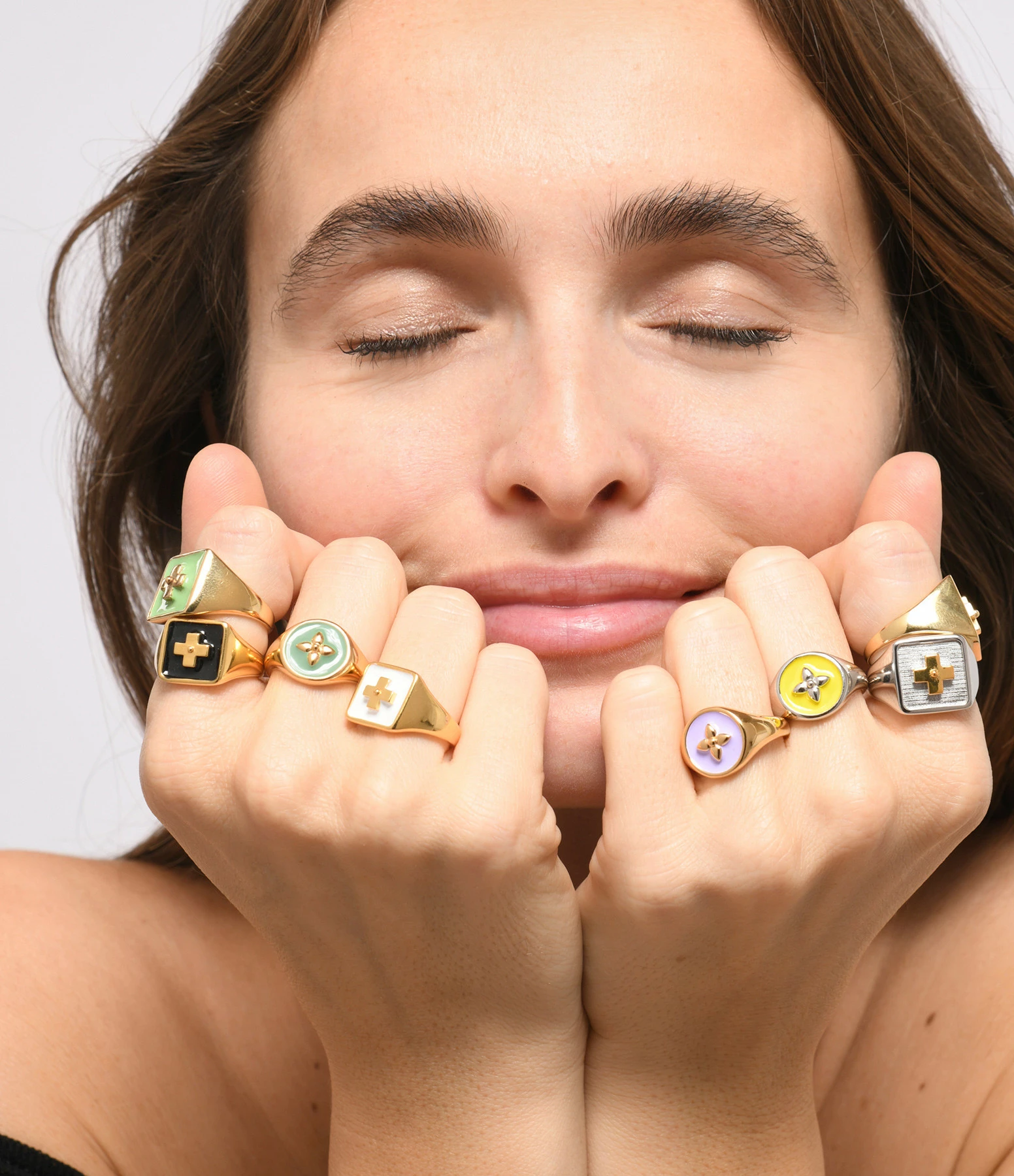 CABIROL Chevalière Destin Vermeil Blanc – Image 3