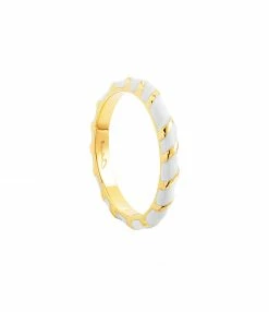 CABIROL Bague Aimée Vermeil Blanc