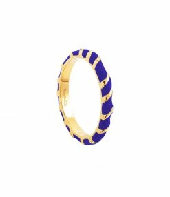 CABIROL Bague Aimée Vermeil Bleu Klein