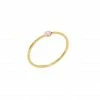 AND...PARIS Bague Memory Saphir Rose Or Jaune