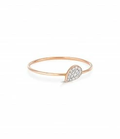 GINETTE NY Bague Bliss Diamants Or Rose