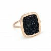 GINETTE NY Bague Antique Blue Sand Or Rose