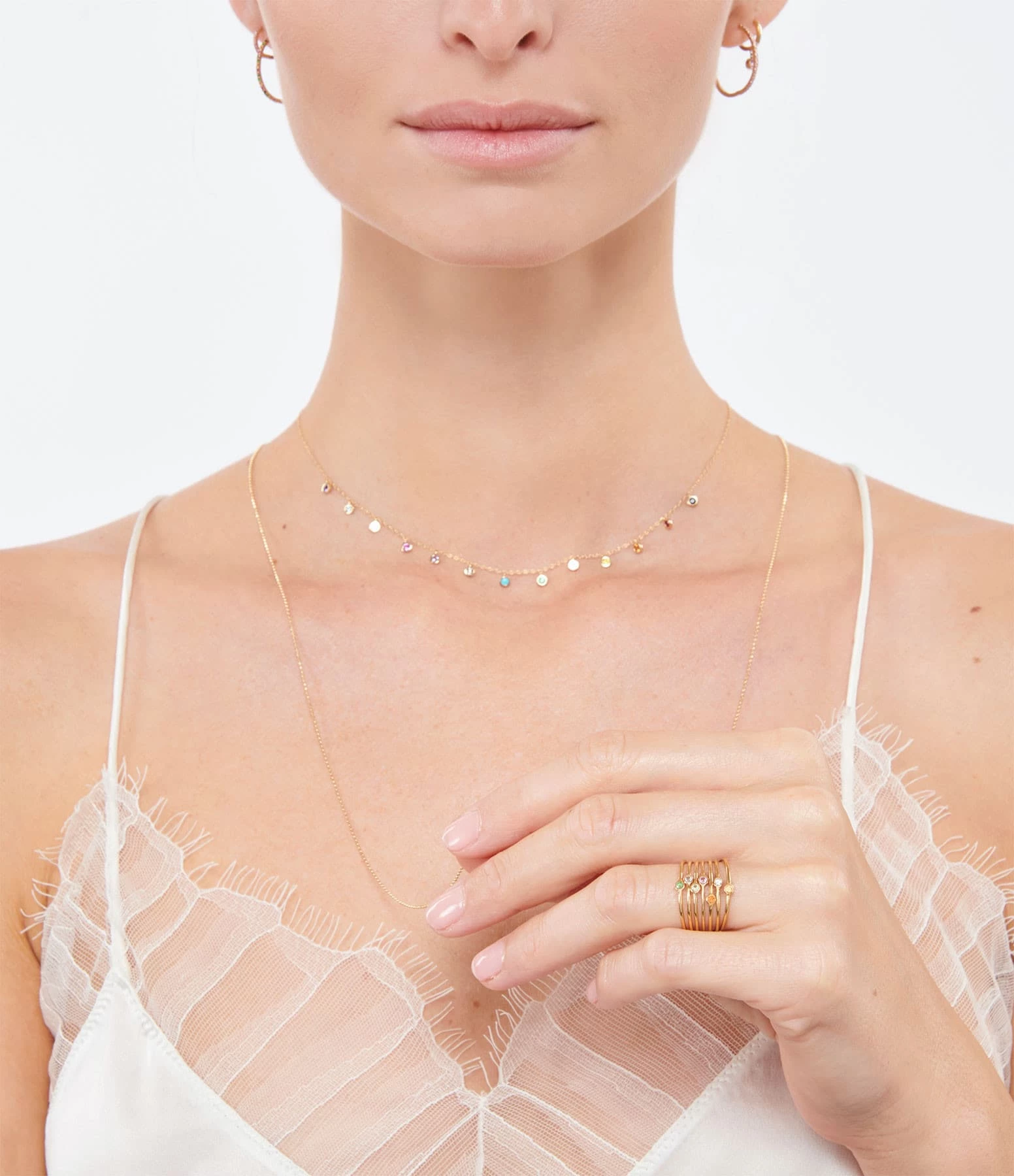 AND...PARIS Bague Memory Péridot Or Jaune – Image 2