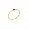 AND...PARIS Bague Memory Ruby Or Jaune