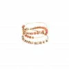 LSONGE Bague Spirale Sublime Perles Sable Or