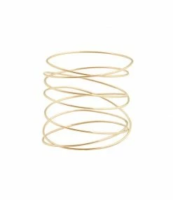 LSONGE Bague Sublime Spirale Or