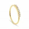 NAVA JOAILLERIE Bague Hash Diamants Or Jaune