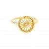 NAVA JOAILLERIE Bague Mini-Cheyenne Ronde Diamant Or Jaune