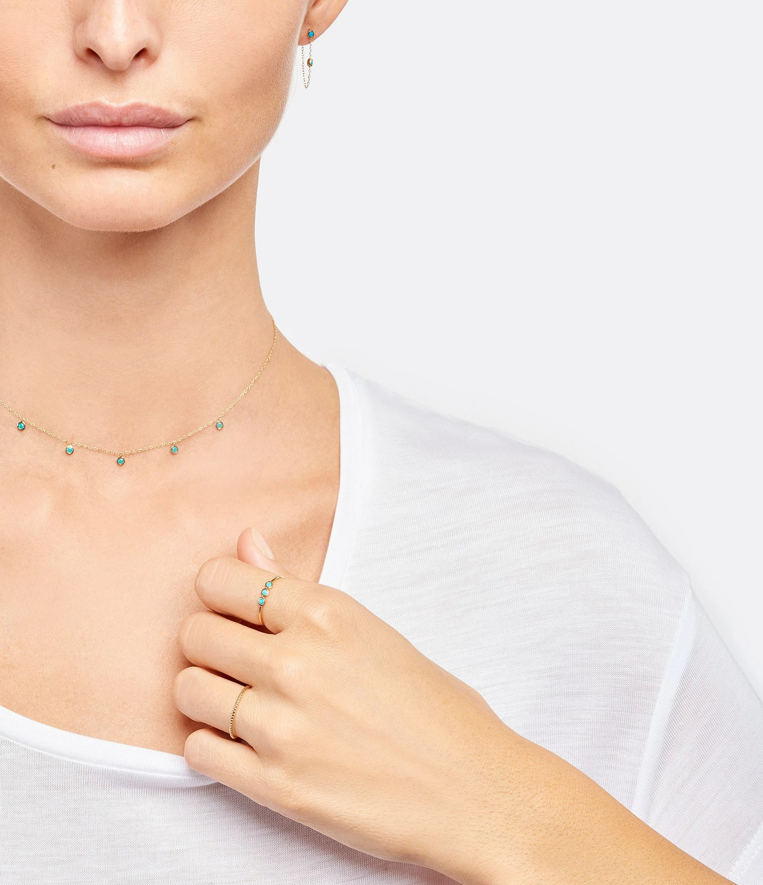 AND...PARIS Bague Millegrain Or Jaune – Image 2