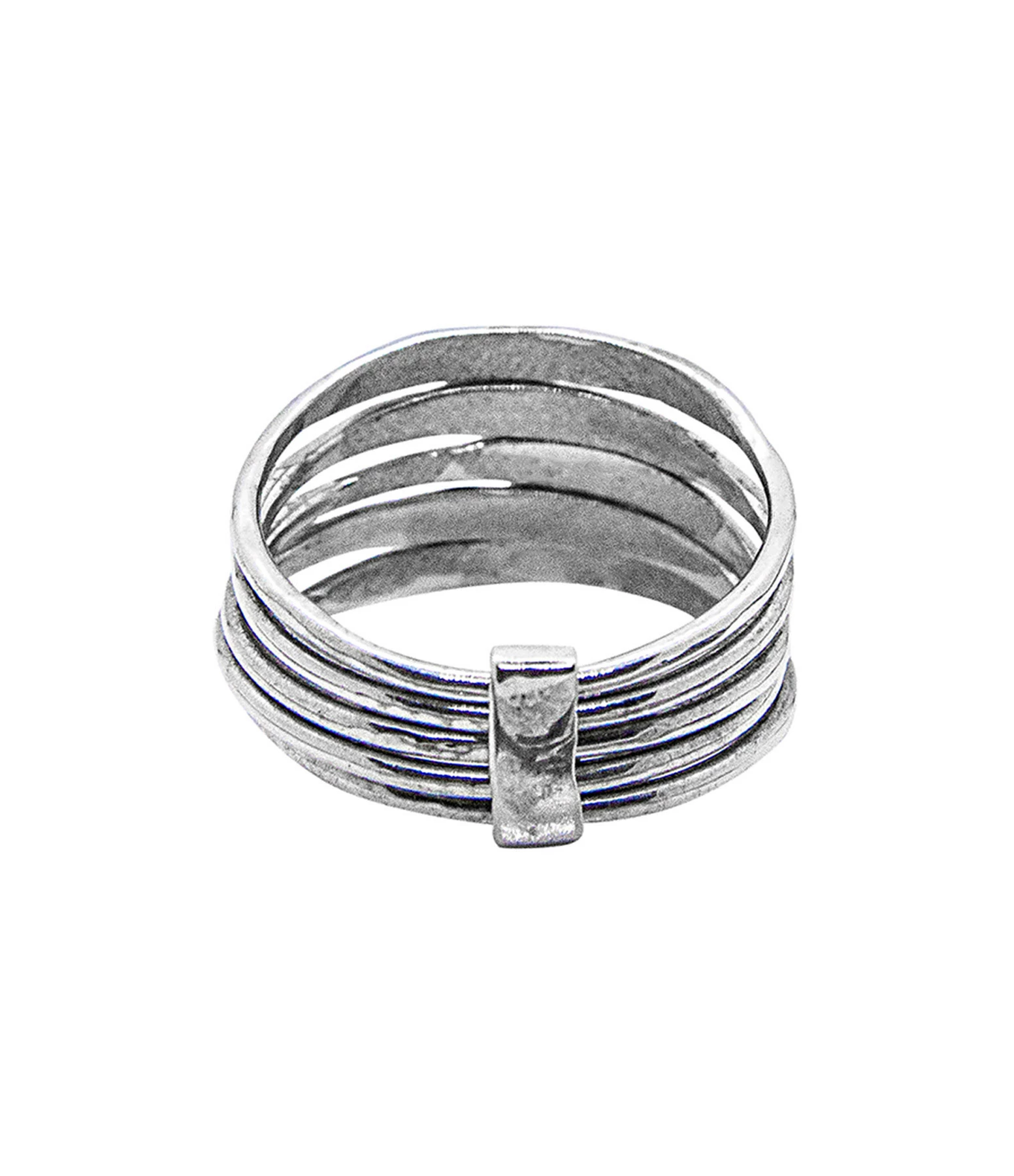 SERGE THORAVAL Bague 5 Sens Extra-fine Argent – Image 3