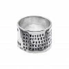 SERGE THORAVAL Bague Large Edmond Rostand Un Baiser Argent