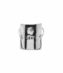 SERGE THORAVAL Bague Love Argent
