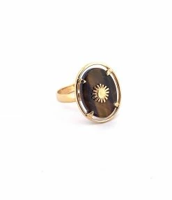 VADI JEWELS Bague Sunstone œil De Tigre