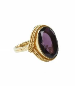 VADI JEWELS Bague Sphinx Big Améthyste